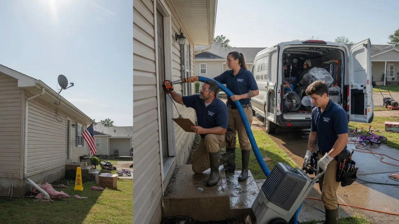 Ceiling Water Damage Restoration in Zachary, LA near me