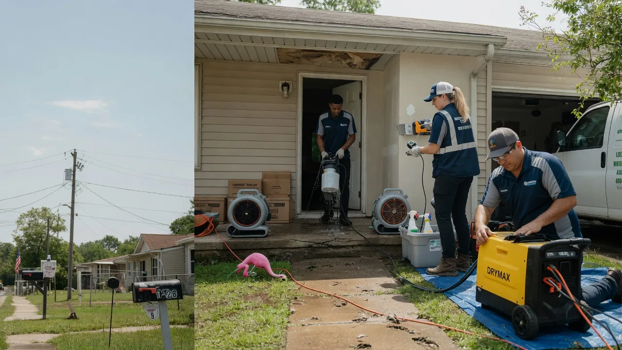 Storm Damage Water Removal in Zachary, LA near me